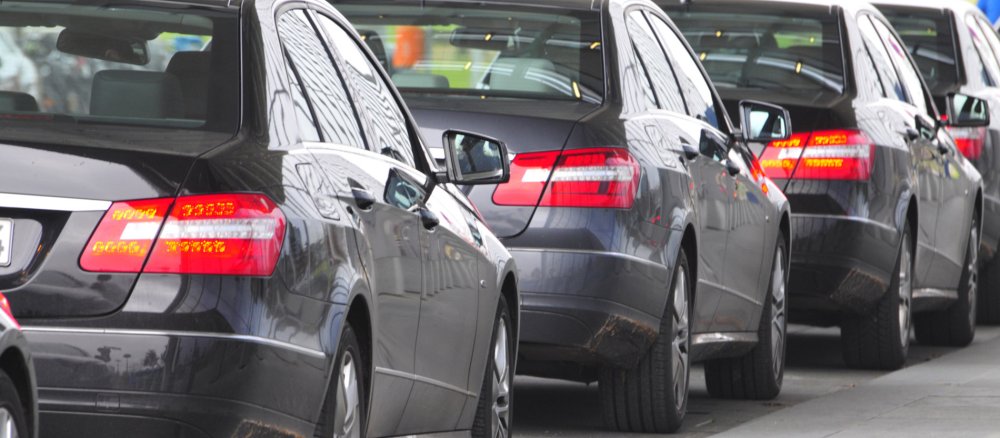 A range of company cars