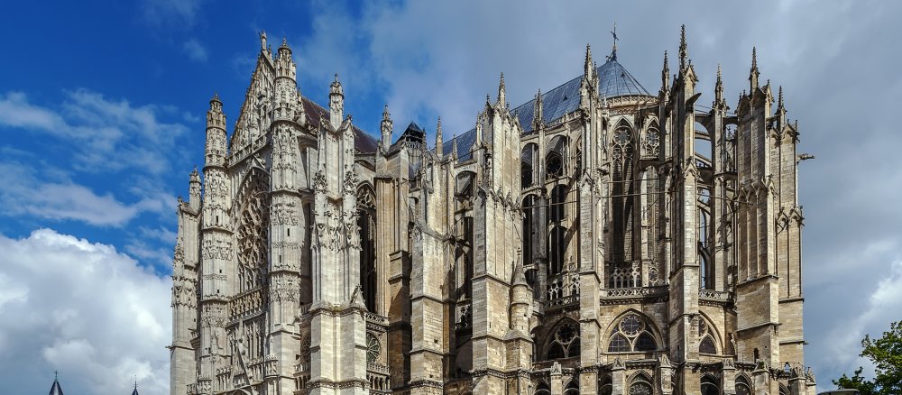 Der Chor der unvollendeten Kathedrale von Beauvais