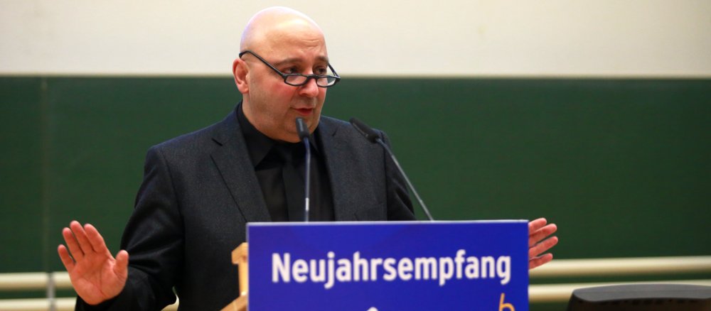 Der Religionssoziologe Armin Nassehi spricht beim Neujahrsempfang des Erzbistums Bamberg 2016.