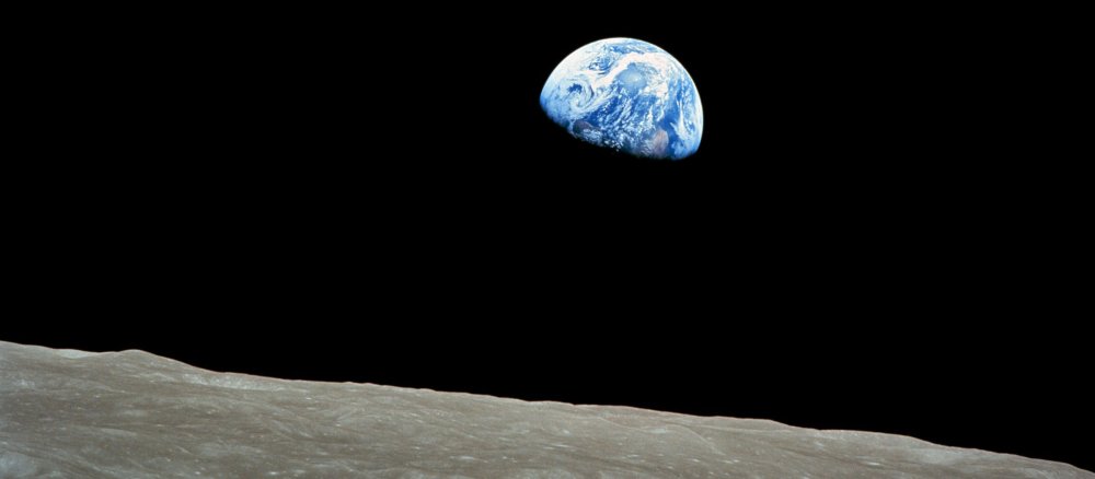 Das Foto "Earthrise" wurde am 24. Dezember 1968 von Bill Anders aufgenommen.