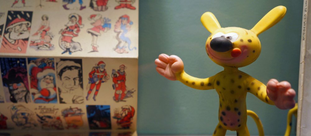 Das Marsupilani im belgischen Comic-Museum.