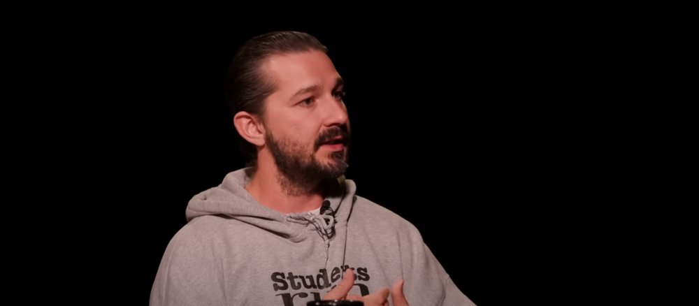 Shia LaBeouf beim Interview