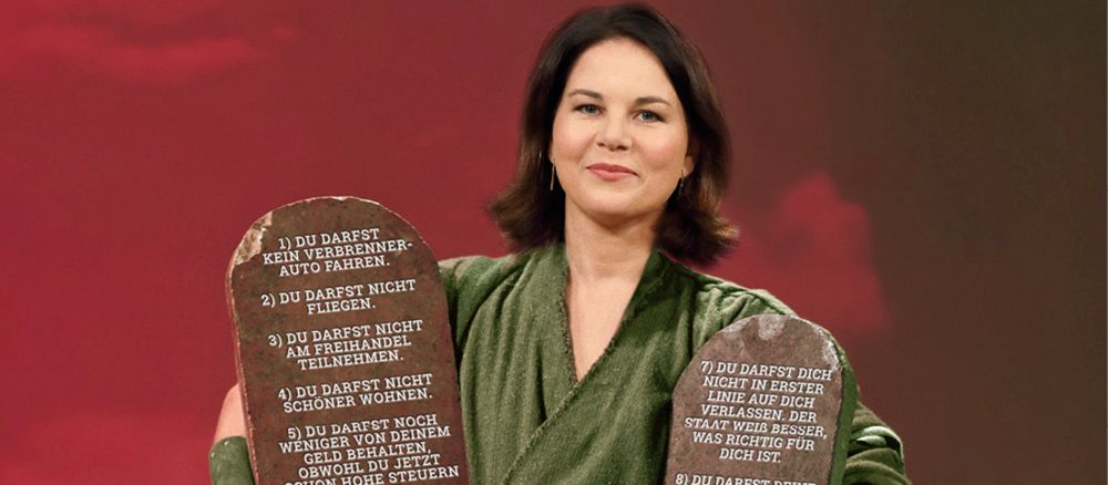 Annalena Baerbock als Moses