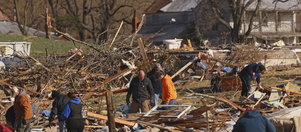 Tornados im Mittleren Westen der USA