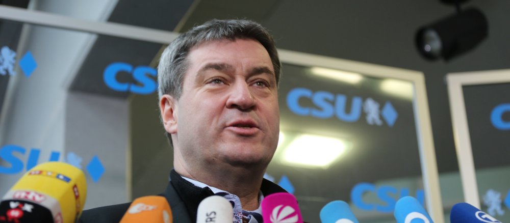 Ministerpräsident Markus Söder