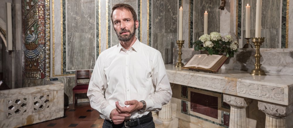 Michael Jonas, pastor of the Evangelical Lutheran Christ Church in Rome