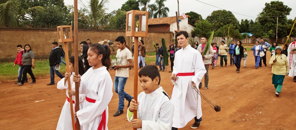 Prozession in Bolivien