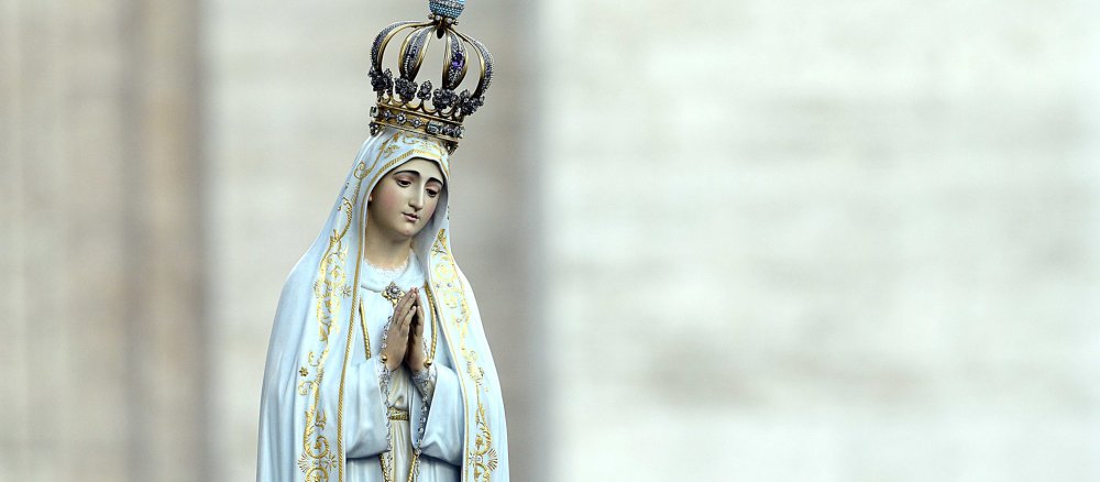 Statue der Madonna von Fatima