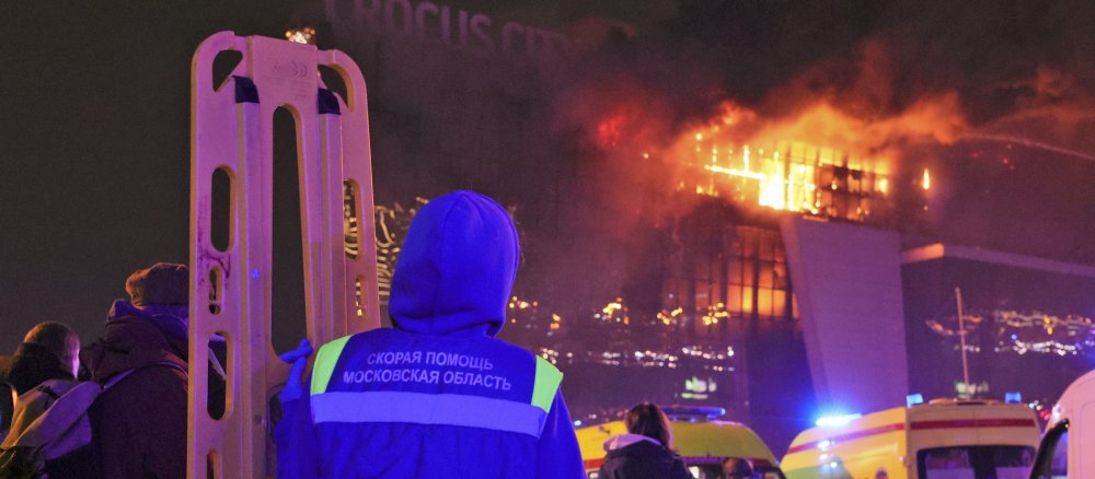Terror attack on concert hall near Moscow