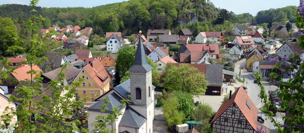 Der mittelfränkische Ort Hartenstein.