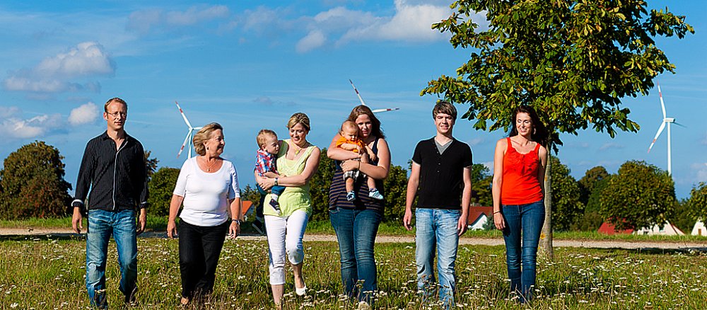 Eine Familie.