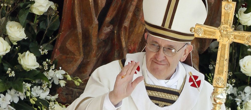 Papst Franziskus im Vatikan.