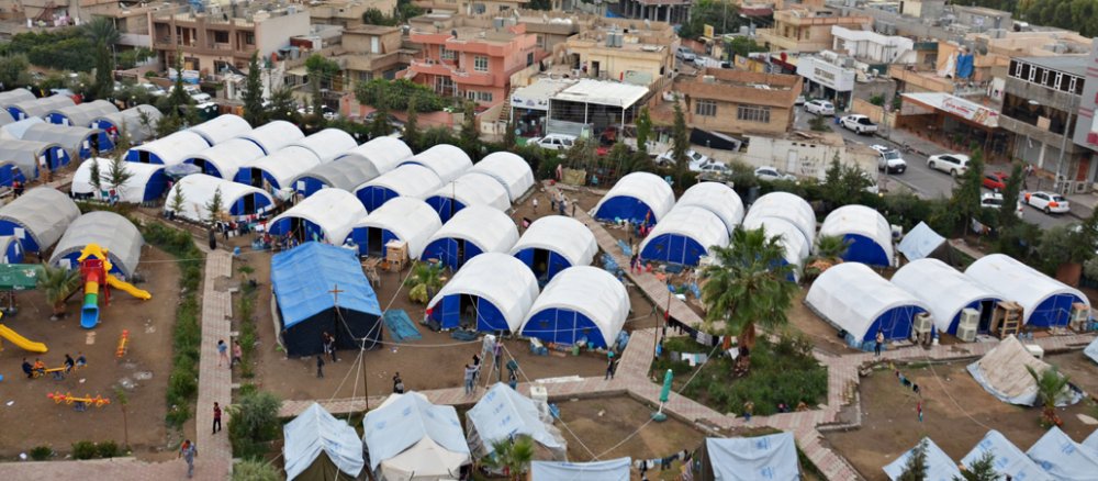 Flüchtlingslager in Ankawa/Irak