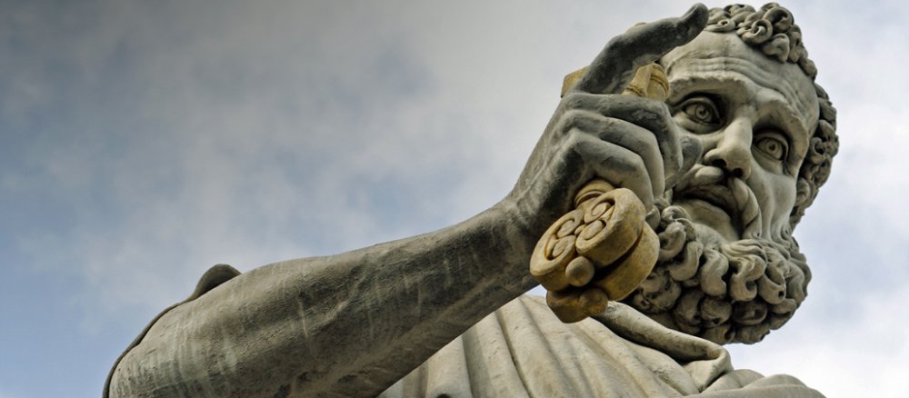 Die Petrus-Statue aus dem Petersdom in Rom.