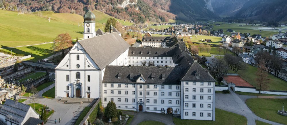 Engelberg Abbey in Switzerland