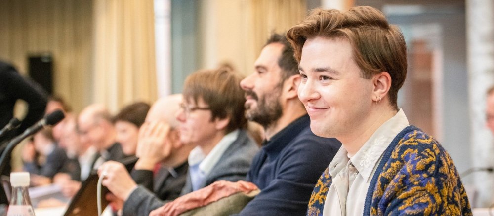 Mara Klein, Mitglied im Präsidium des Synodalen Ausschusses, bei der dritten Sitzung des Synodalen Ausschusses