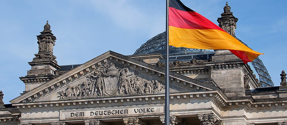 Das Reichstagsgebäude in Berlin.
