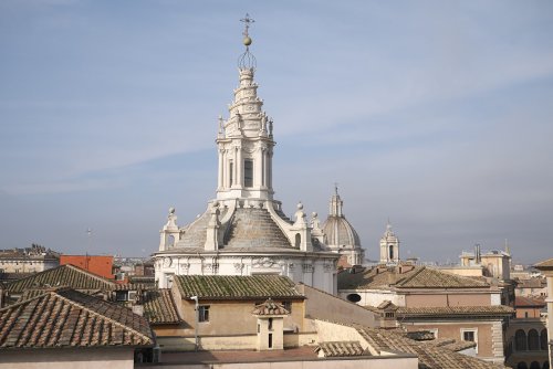 Die Kirche Sant'Ivo alla Sapienza in Rom.