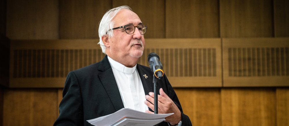 Gebhard Fürst, Bischof von Rottenburg-Stuttgart, spricht beim Synodalen Weg