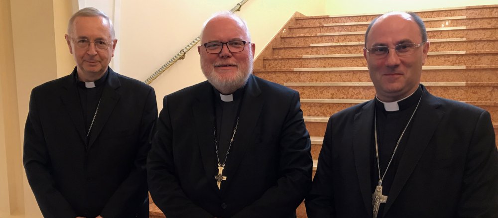 Erzbischof Gądecki, Kardinal Marx und der Erzbischof von Gnesen Wojciech Polak