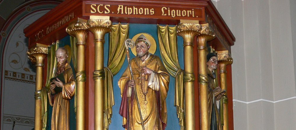 Statue des heiligen Alfons Maria von Liguori