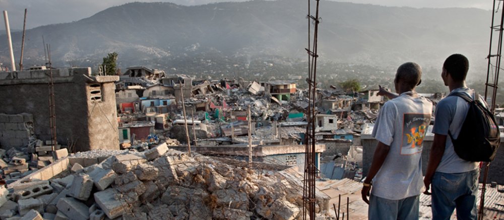 Port-au-Prince ist völlig zerstört worden.
