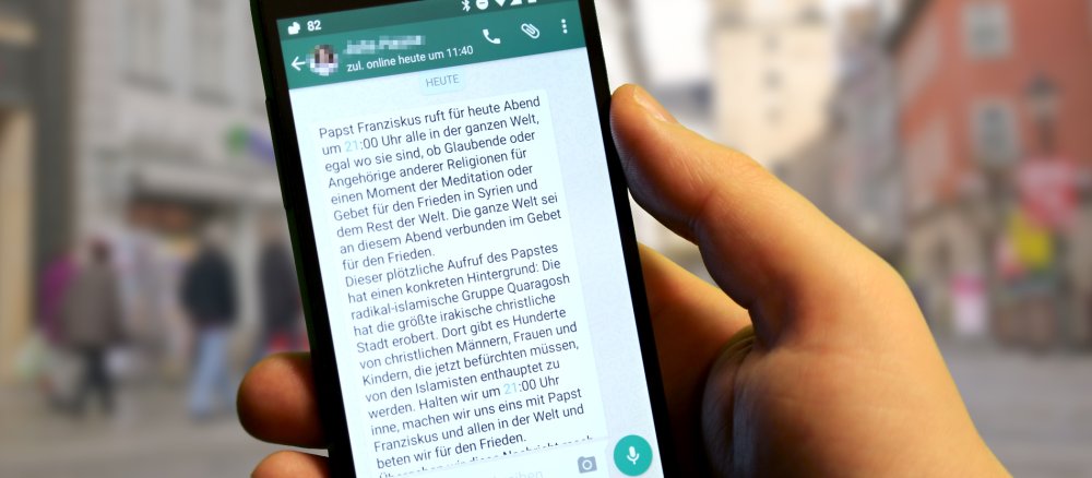 Falscher Papst-Gebetsaufruf kursiert in sozialen Medien