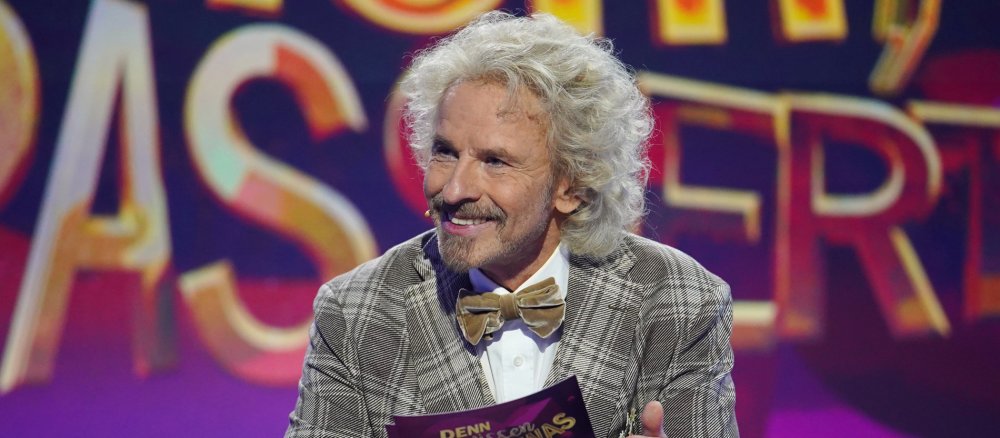 Thomas Gottschalk moderiert eine Show
