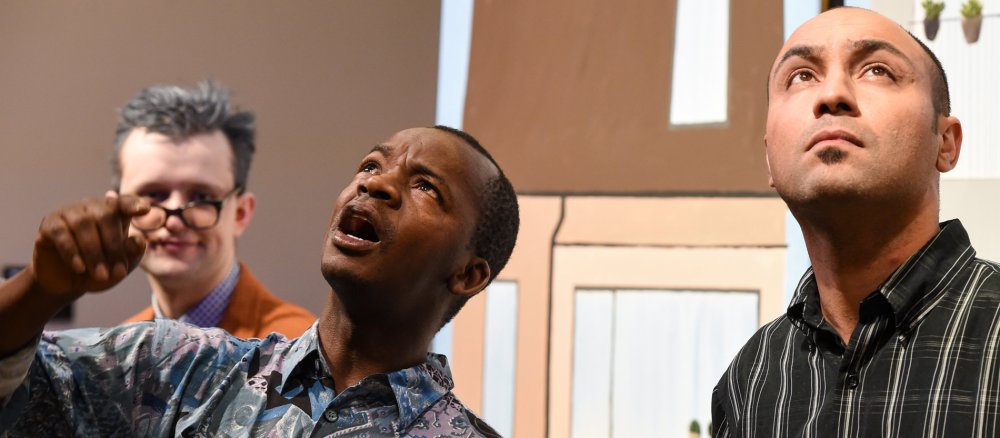Das Theater Mondial führt das Stück "Tür auf" am 21. Januar 2016 in Bonn auf