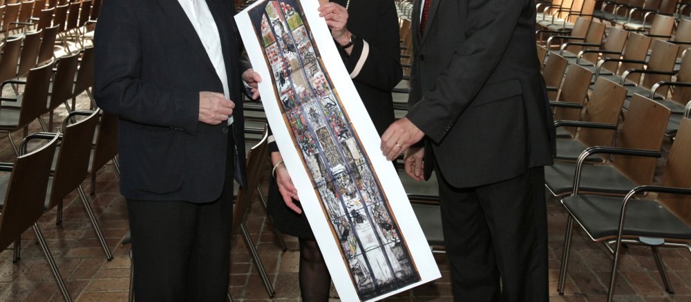 Der Entwurf des Kirchenfensters für die Hannoveraner Marktkirche.