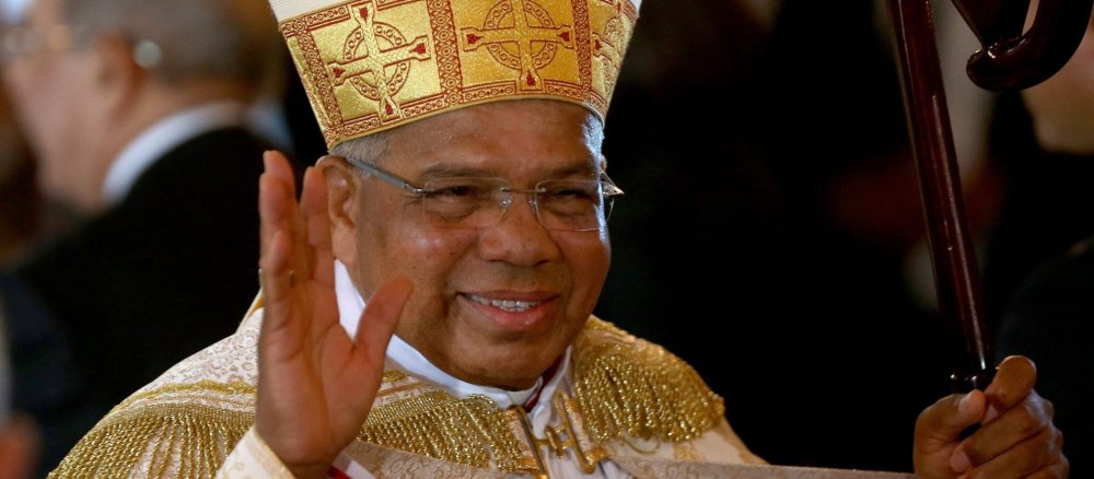 Der neue Erzbischof der dominikanischen Hauptstadt, Francisco Ozoria, wird während einer feierlichen Messe am 10. September 2016 inthronisiert.