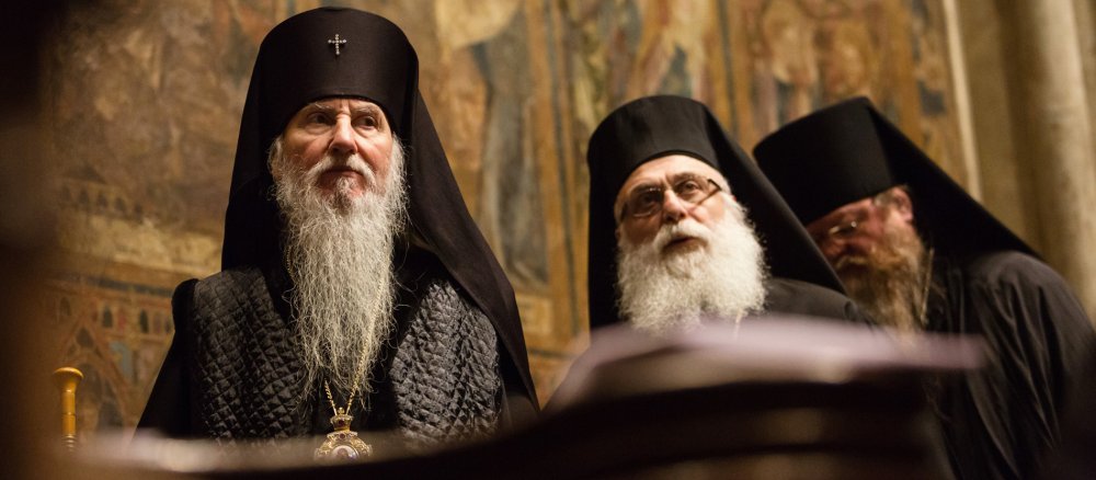 Orthodoxe Christen feiern zum ersten Mal eine orthodoxe Vesper im Kölner Dom.
