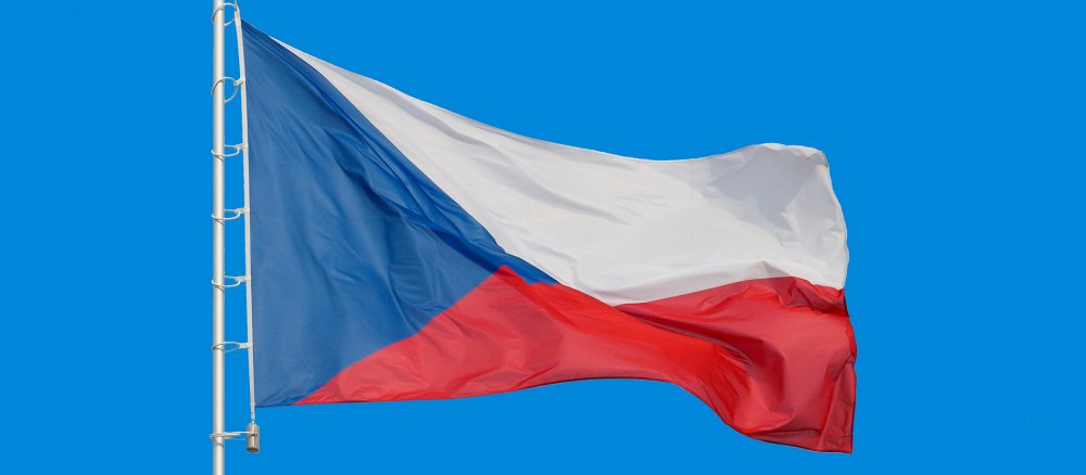 Die tschechische Flagge