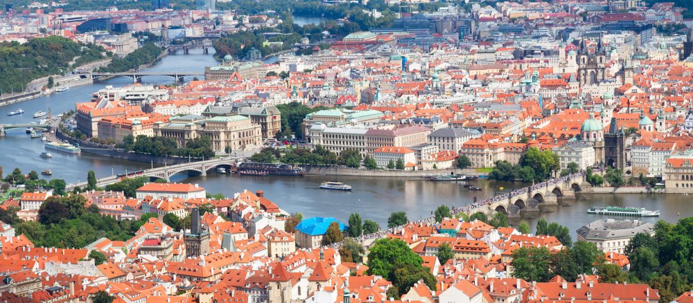 Blick auf Prag.