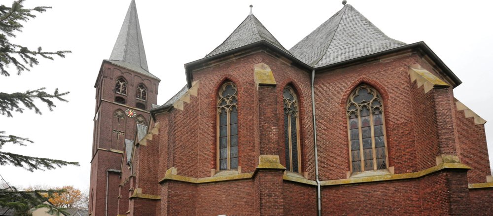 Die Heilig-Kreuz-Kirche in Erkelenz-Keyenberg.
