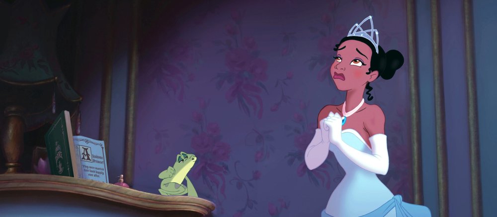 Tiana betet zum Wunschstern