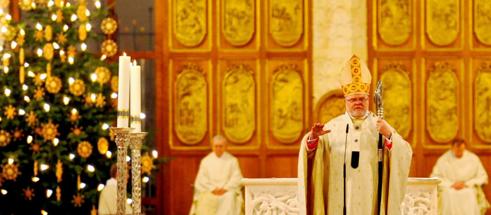Kardinal Reinhard Marx bei einer Weihnachtspredigt im Münchener Liebfrauendom.