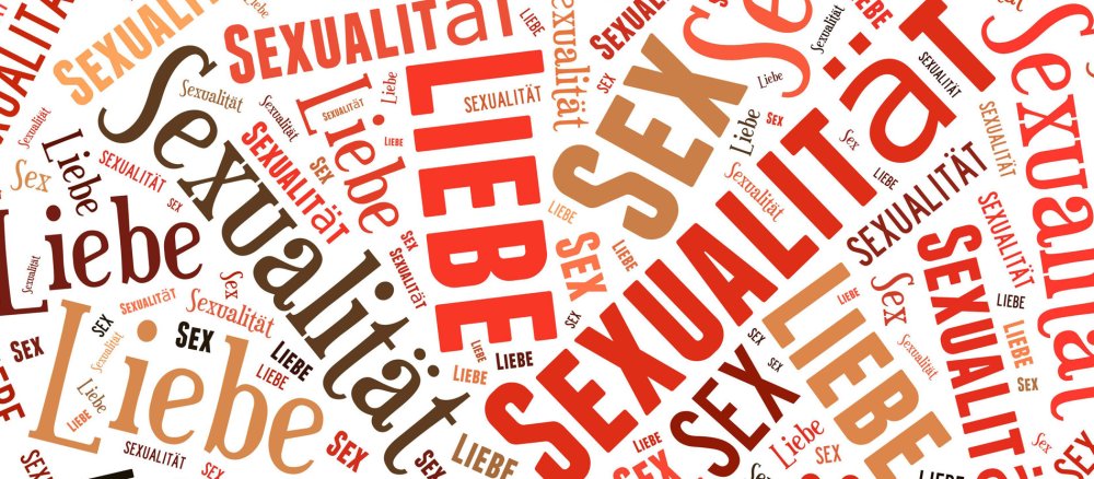 Wordcloud Liebe Sexualität