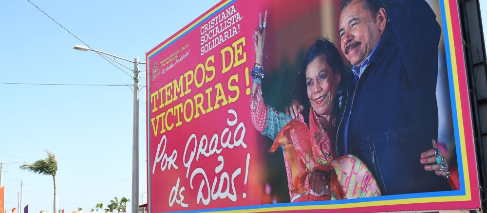 Präsidentenpaar Nicaraguas