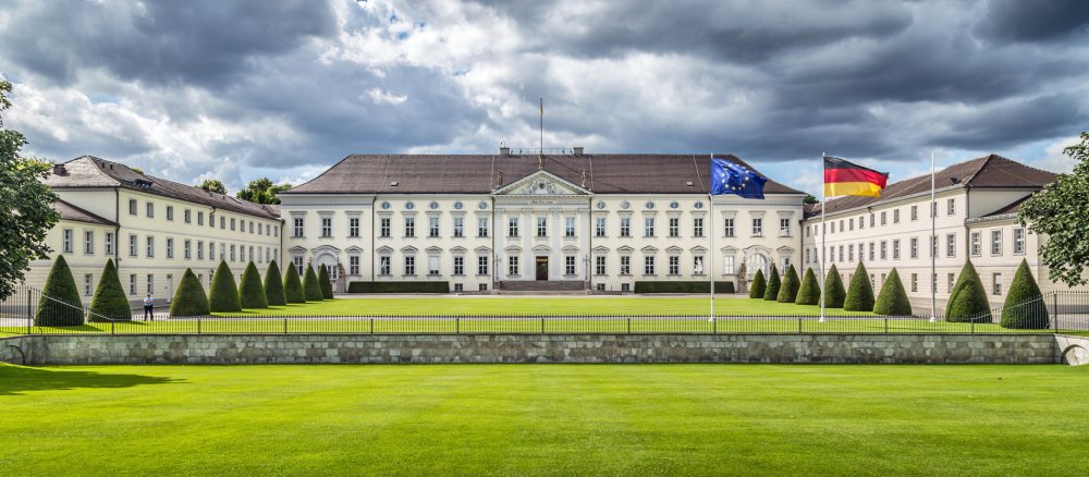 Das Schloss Bellevue in Berlin