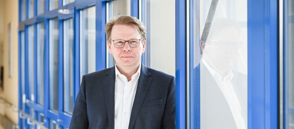 Markus Leineweber, Vorsitzender des Direktoriums des Krankenhauses der Barmherzigen Brüder Trier (BBT), am 2. September 2021 in Trier.