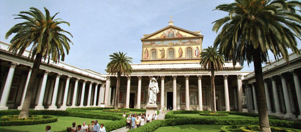 Basilica of San Paolo fuori le Mura (St Paul Outside the Walls) in Rome.