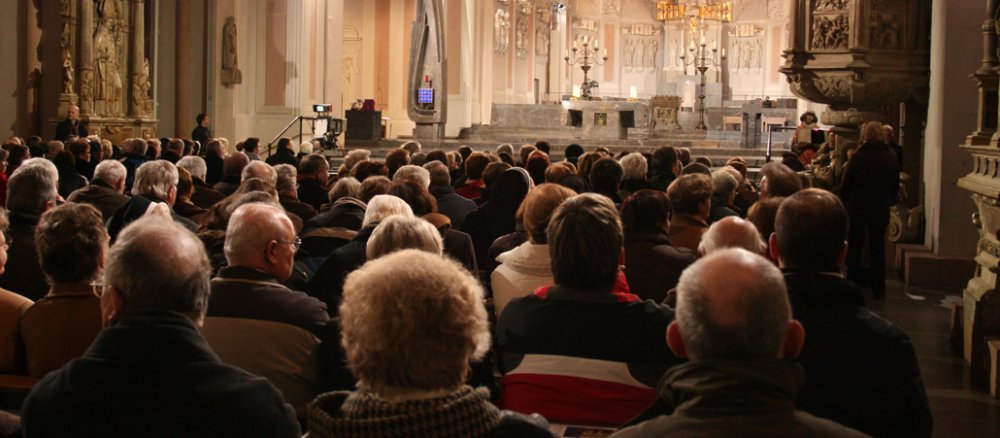 Ein Gottesdienst während der Vollversammlung der Bischöfe in Würzburg 2008.