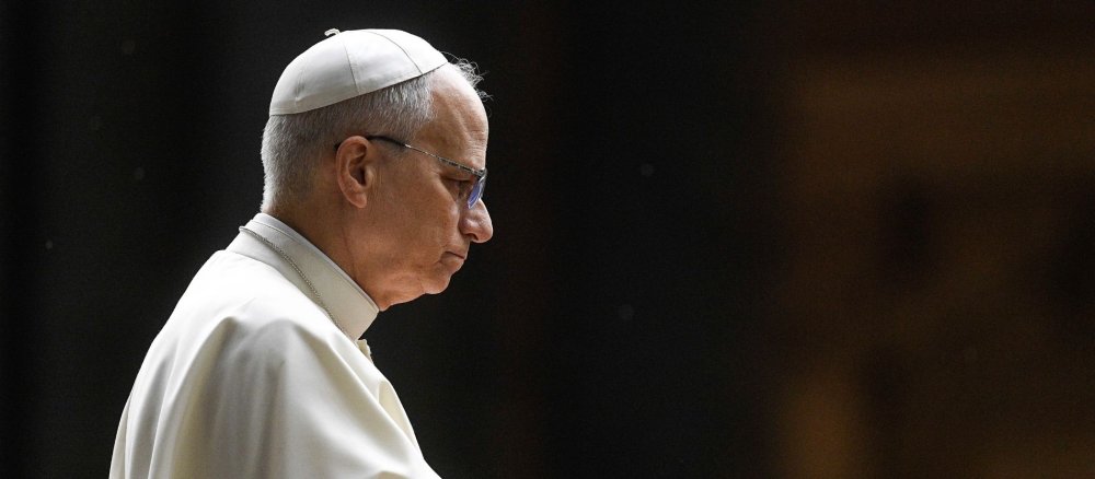 Papst Leo XIV. betet
