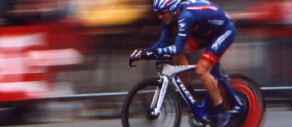Lance Armstrong beim Prolog der Tour de France 2004.