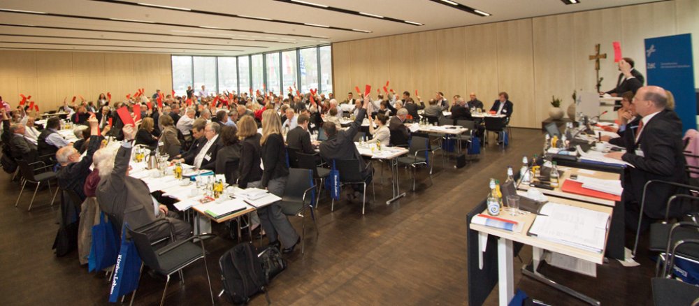 Frühjahrsvollversammlung des Zentralkomitees der deutschen Katholiken (ZdK) am 26. und 27. April 2013 in Münster in der Katholisch-sozialen Akademie Franz Hitze Haus.