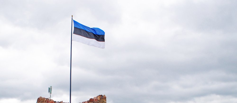 Die Flagge von Estland