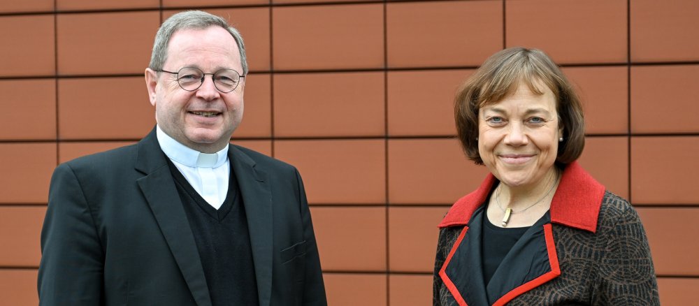 Bishop Georg Bätzing and Annette Kurschus