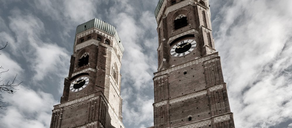 The towers of the Liebfrauendom in Munich