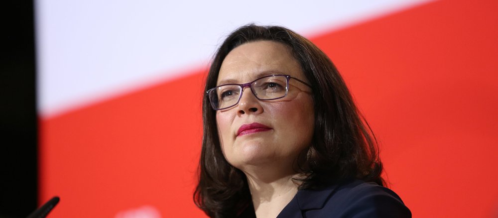 SPD-Politikerin Andrea Nahles